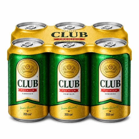 SIX PACK CLUB VERDE LATA